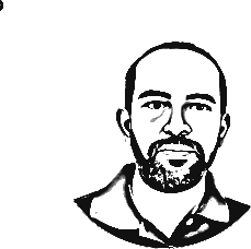 Line sketch of Nirav Kanakia
